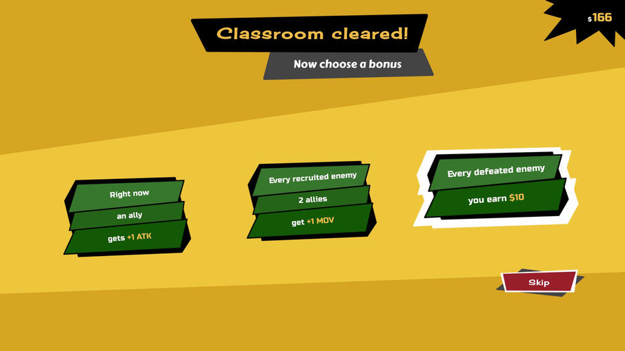 Choosing a bonus after clearing a room Choosing a bonus after clearing a room